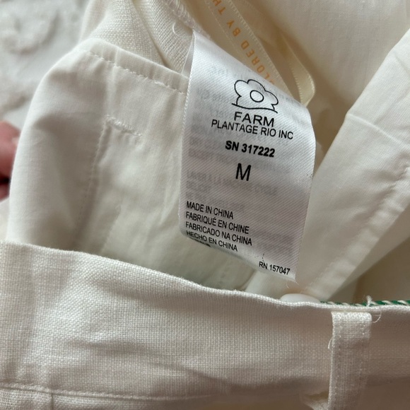 FARM Rio Cream Wide-Leg Pants - Picture 8 of 8